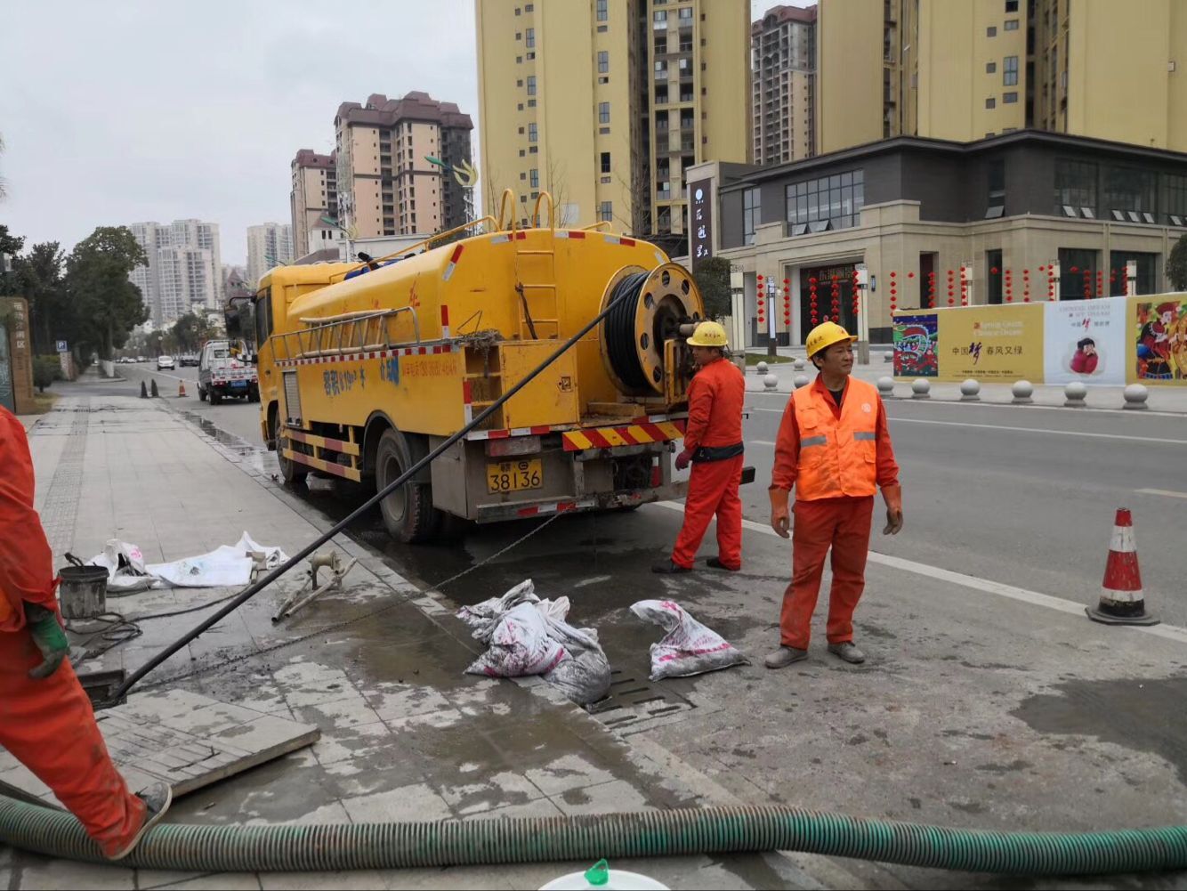 宁强排污管道清淤-管道清洗